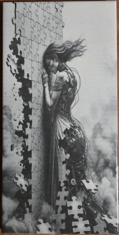 Laser engraving by Scott Harvey, made with DithX